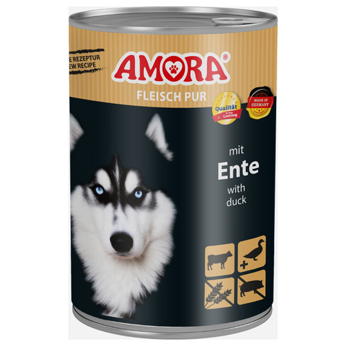 AMORA Fleisch Pur Adult Ente 400 g