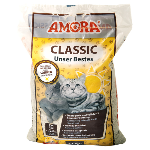 AMORA Katzenstreu Classic unser Bestes 12 kg