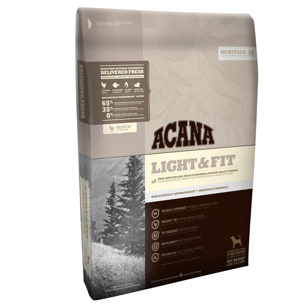 Acana Trockenfutter für Hunde  Heritage Light & Fit - Sparpaket: 7 x 2kg