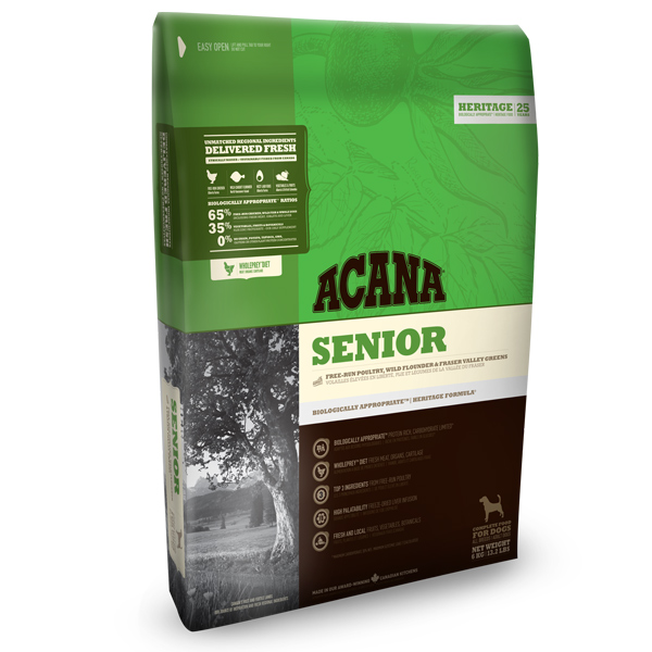 Acana Trockenfutter für Hunde  Heritage Senior Dog