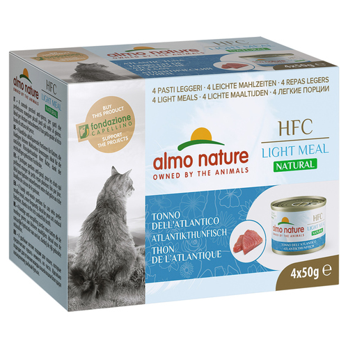 Almo Nature Adult Natural Light Meal Atlantikthunfisch 4 x 50 g - 12 Stück Almo Nature Adult Natural Light Meal Atlantikthunfisch 4 x 50 g - 12 Stück