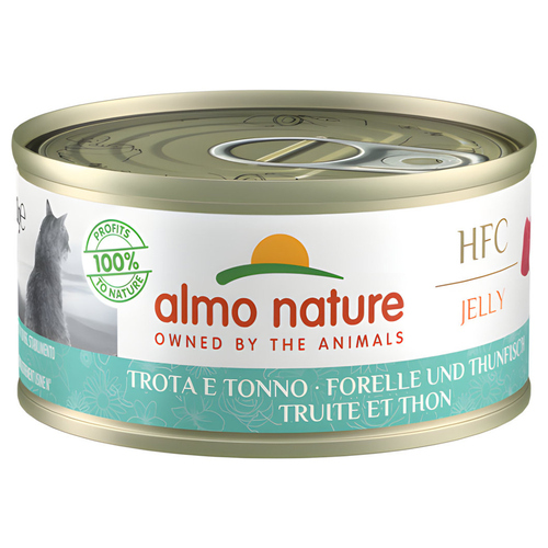 Almo Nature HFC Jelly Forelle & Thunfisch 70 g - 24 Stück