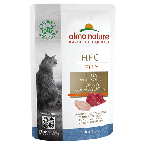 Almo Nature HFC Jelly Thunfisch & Seezunge 55 g - 24 Stück