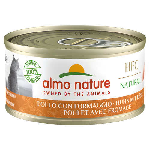 Almo Nature HFC Natural Huhn mit Käse 70 g - 24 Stück
