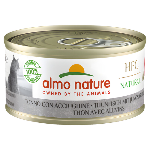 Almo Nature HFC Natural Thunfisch & Jungsardinen 70 g - 24 Stück