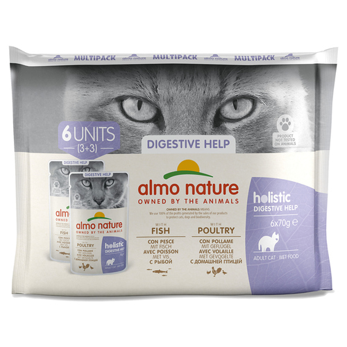 Almo Nature Multipack Holistic Digestive 6 x 70 g - 10 Stück