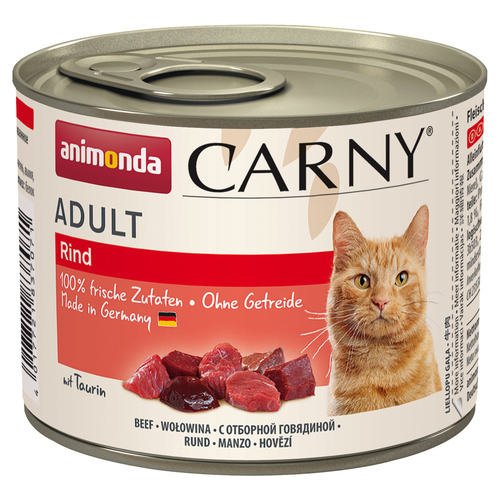 Animonda Carny Adult Rind pur 200 g - 6 Stück