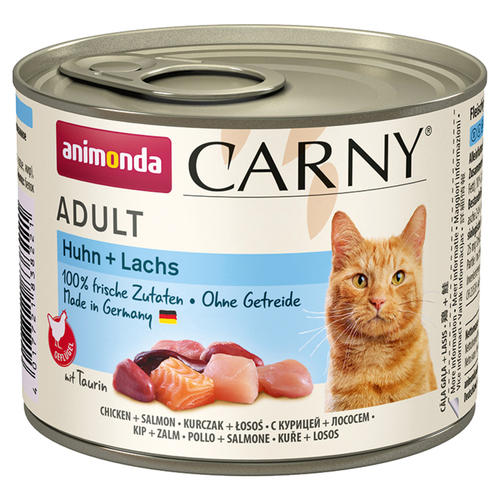 Animonda Carny Adult mit Huhn & Lachs 200 g - 6 Stück