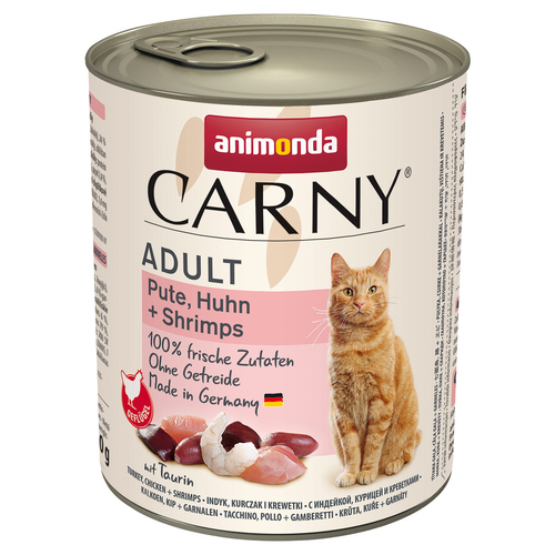 Animonda Carny Adult mit Pute, Huhn & Shrimps 800 g - 6 Stück Animonda Carny Adult mit Pute, Huhn & Shrimps 800 g - 6 Stück