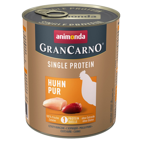 Animonda GranCarno Adult Huhn pur 800 g - 6 Stück