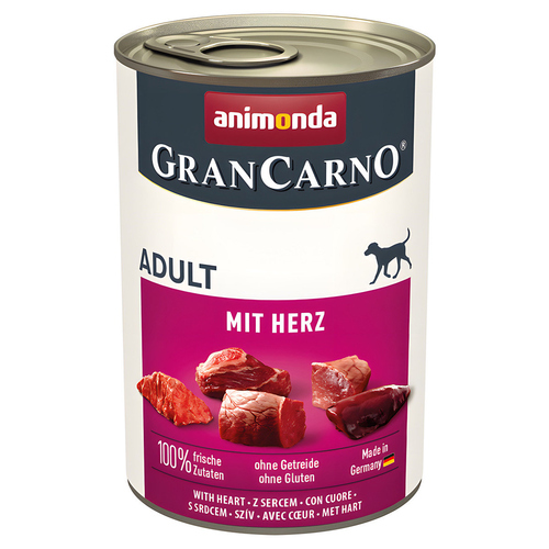 Animonda GranCarno Adult mit Herz 400 g - 6 Stück