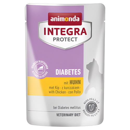 Animonda Integra Protect Diabetes mit Huhn 85 g - 24 Stück