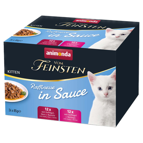 Animonda vom Feinsten Raffinesse in Sauce Mixpack Kitten 24 x 85 g - 4 Stück