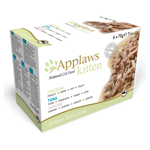 Applaws Multipack Kitten Sardine 70 g - 6 Stück