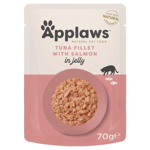 Applaws Pouch Thunfischfilet & Lachs in Gelee 70 g