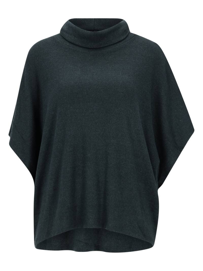 Apricot Roll Neck Soft Rib Cape