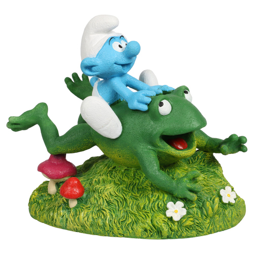 Aqua Della Aquariendekoration Schlümpfe Waldfrosch