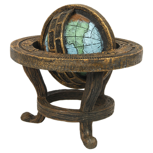 Aqua Della Aquariendekoration Steampunk Globus