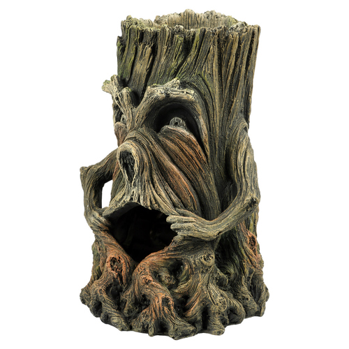 Aqua Della Aquarium Dekoration Baum mit Gesicht