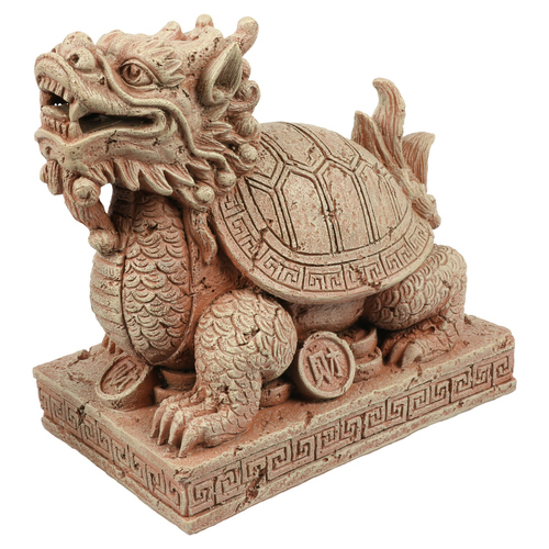 Aqua Della Aquarium Dekoration Zodiac Schildkröte, Größe: L