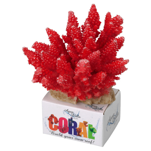 Aqua Della Aquariumdekoration Korallen-Modul Acropora rot