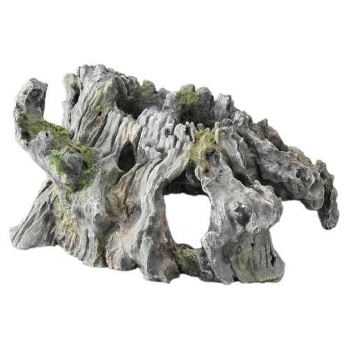 Aqua Della Aquariumdekoration Stein Driftwood grau