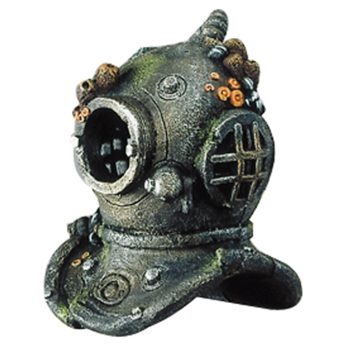 Aqua Della Aquariumdekoration Taucherhelm mit Ausströmer