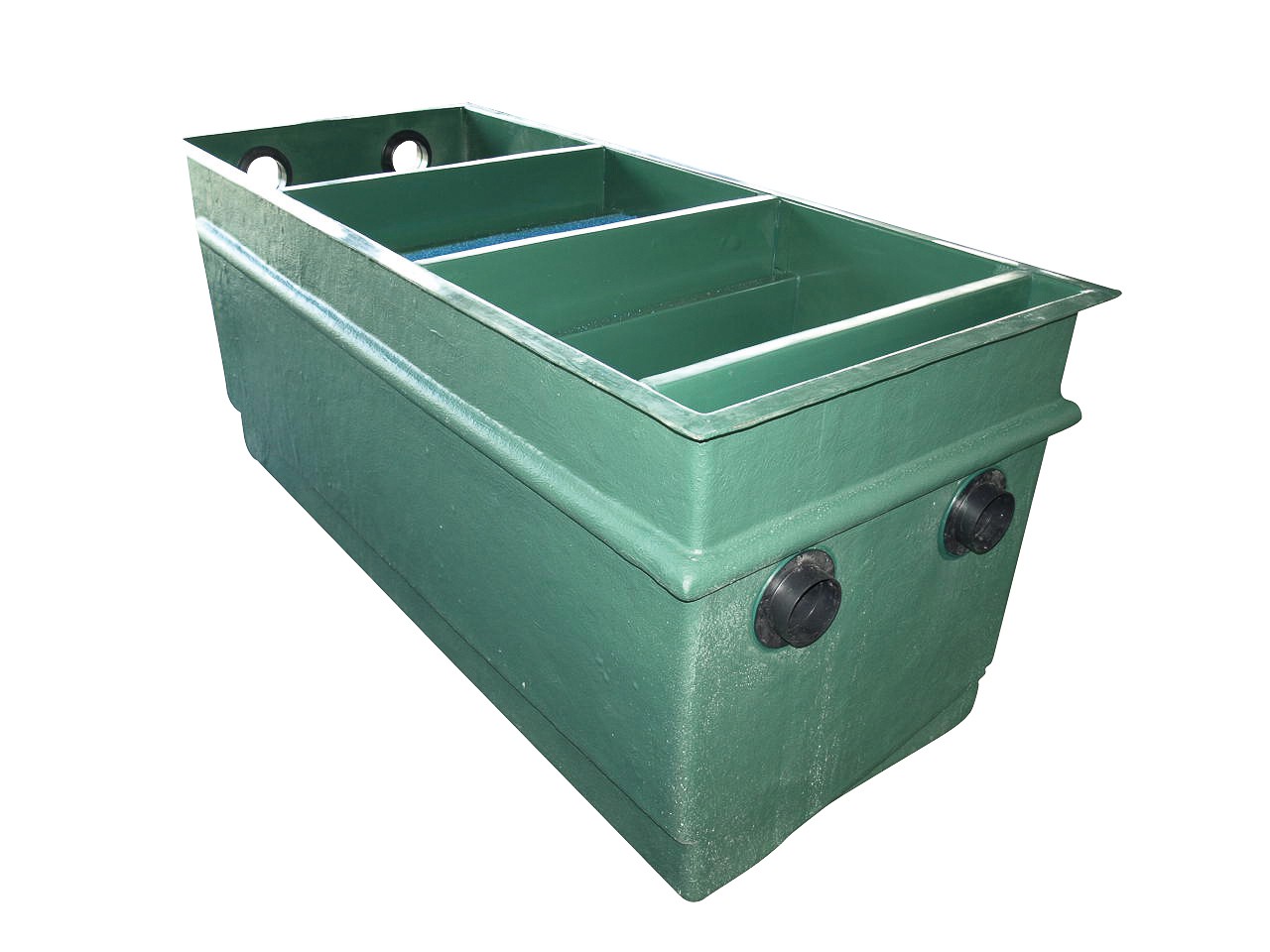 AquaLogistik Jumbo Filter 3-Kammer mit Deckel und Füllung