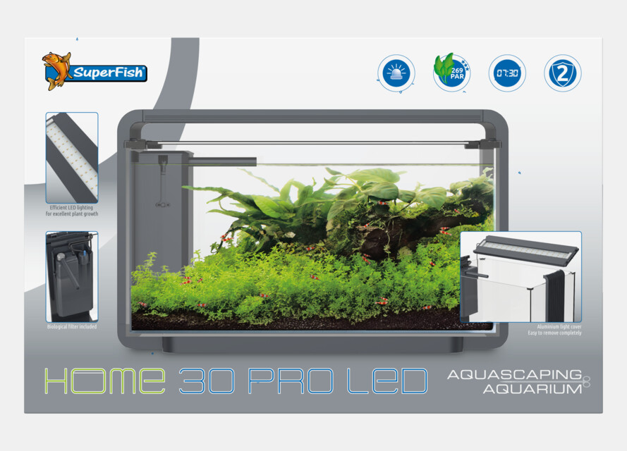 Aquarium Superfish Home ProLED 30, Weiß