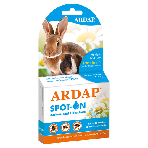 Ardap Spot-On für Kleintiere 1-4 kg 3 x 0,4 ml
