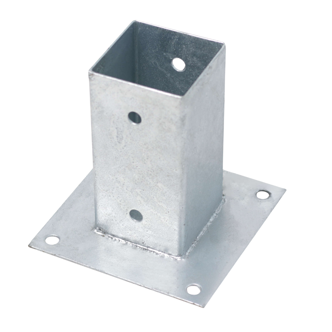 Aufschraubhülsen für Pfosten: Set 24 Stück Größe: 71x71x150 mm