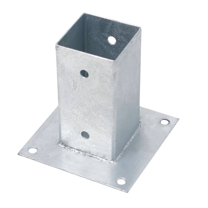 Aufschraubhülsen für Pfosten: Set 3 Stück Größe: 71x71x150 mm