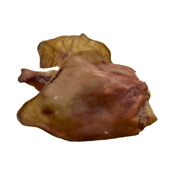 BLACK CANYON Schweine-Ohren XL – Kauspaß für große Hunde (2er, ca. 150 g) - 10er Sparpaket