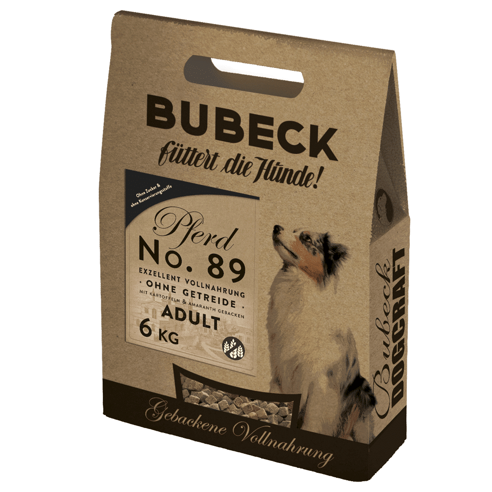 BUBECK - No. 89 Pferdefleisch - getreidefrei - Trockenfutter - 3kg