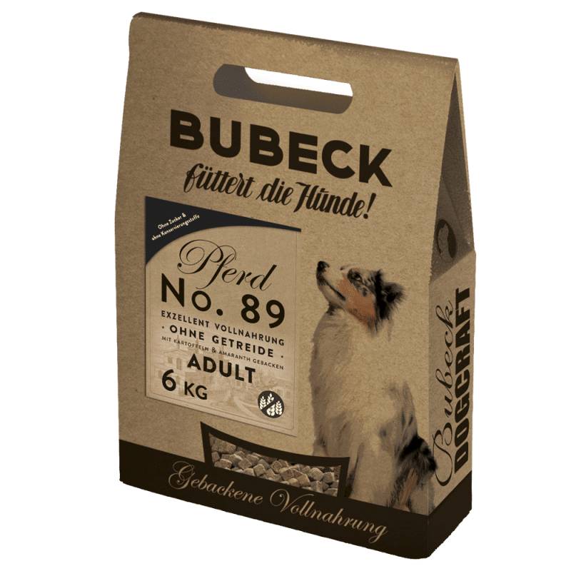 BUBECK - No. 89 Pferdefleisch - getreidefrei - Trockenfutter - 6kg