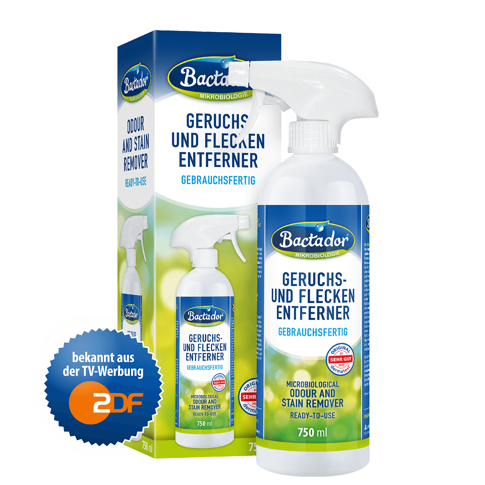 Bactador Geruchs- und Fleckenentferner Spray