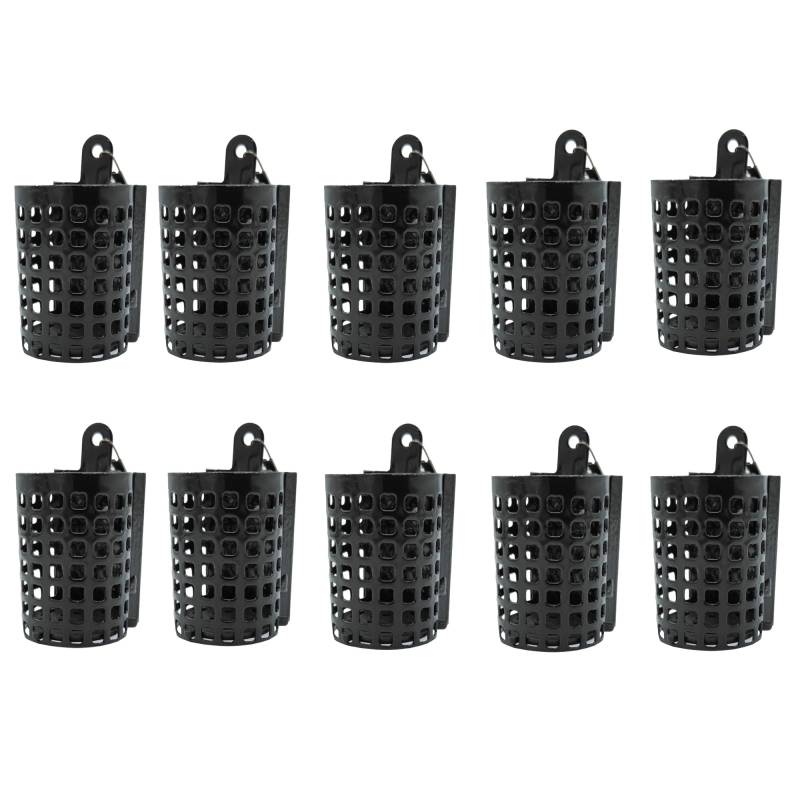 Bait Cage Metall & bleifrei zum Feedern 10x 80g inklusive Wirbel Zite Fishing
