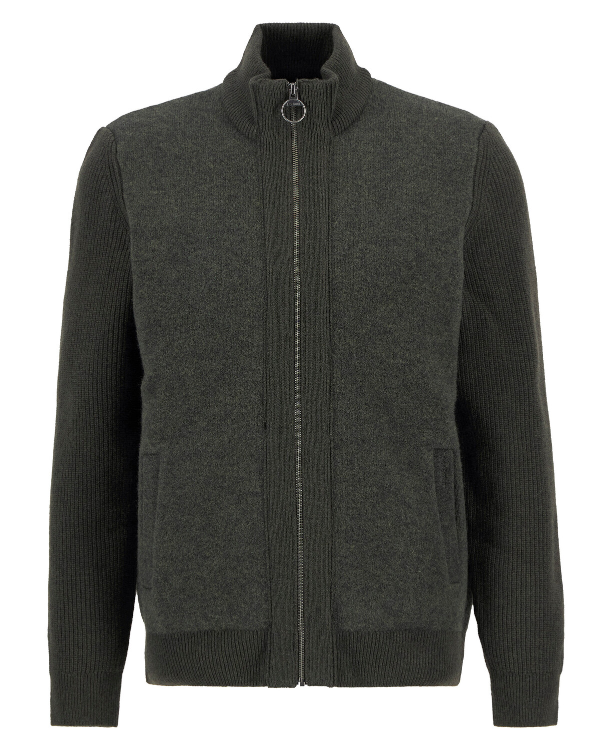 Barbour Milburn Zip Th Dark Ol