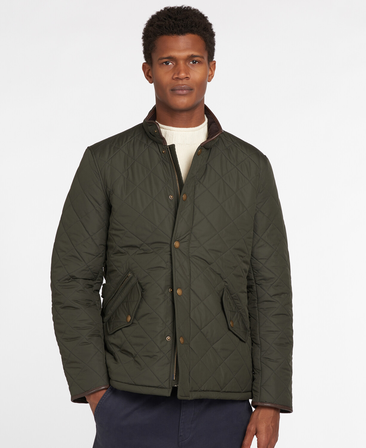 Barbour Powell Quilt   Sage