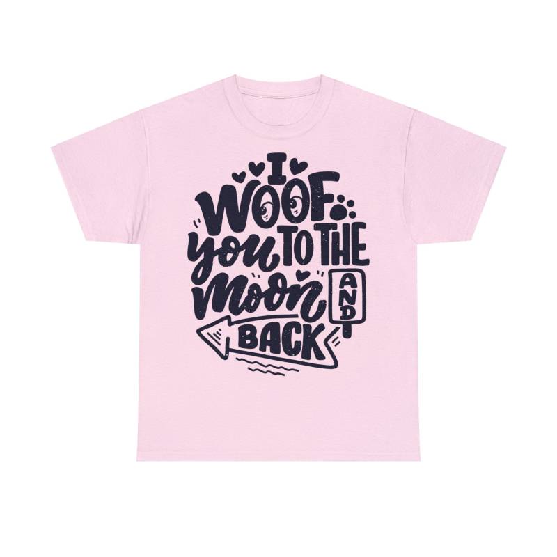 Baumwolle T-Shirt "I WOOF YOU"