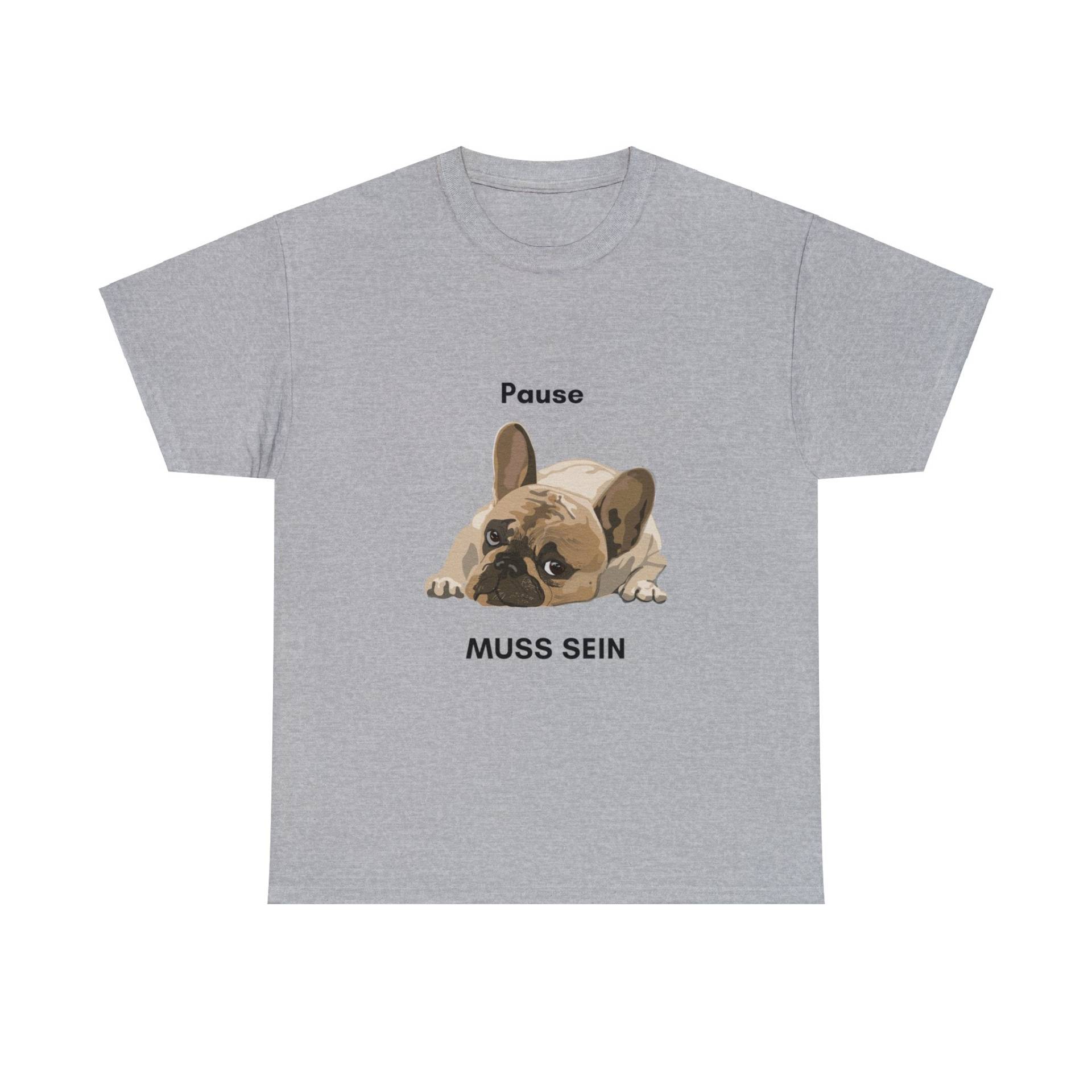 Baumwolle T-Shirt "Pause muss sein"