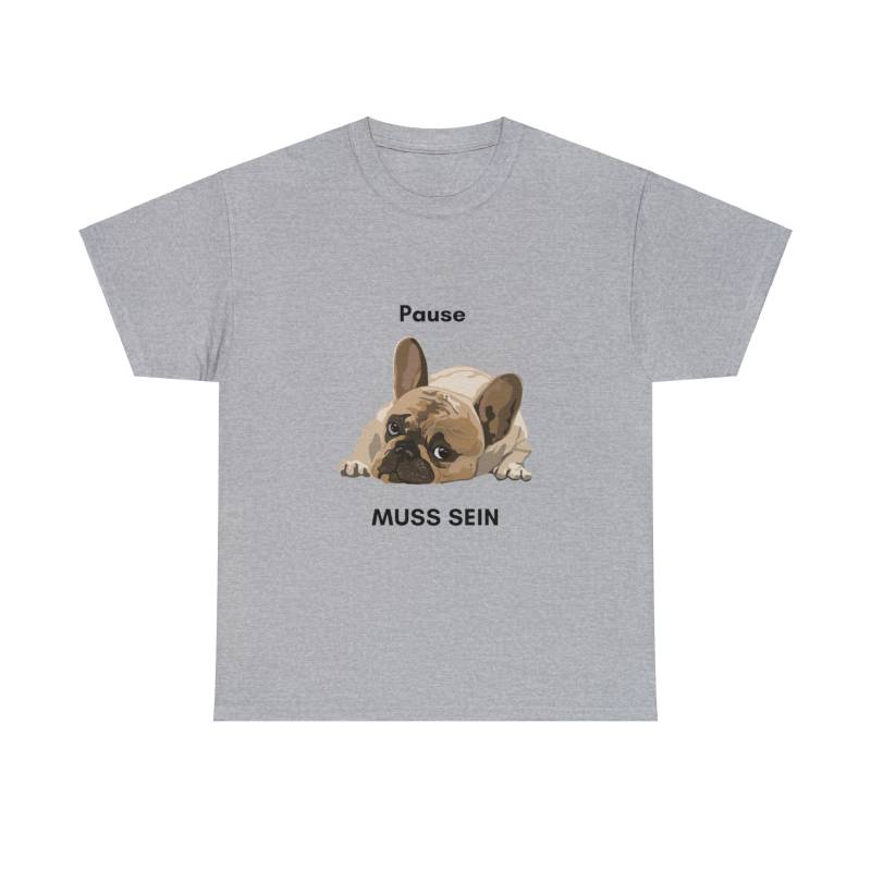 Baumwolle T-Shirt "Pause muss sein"