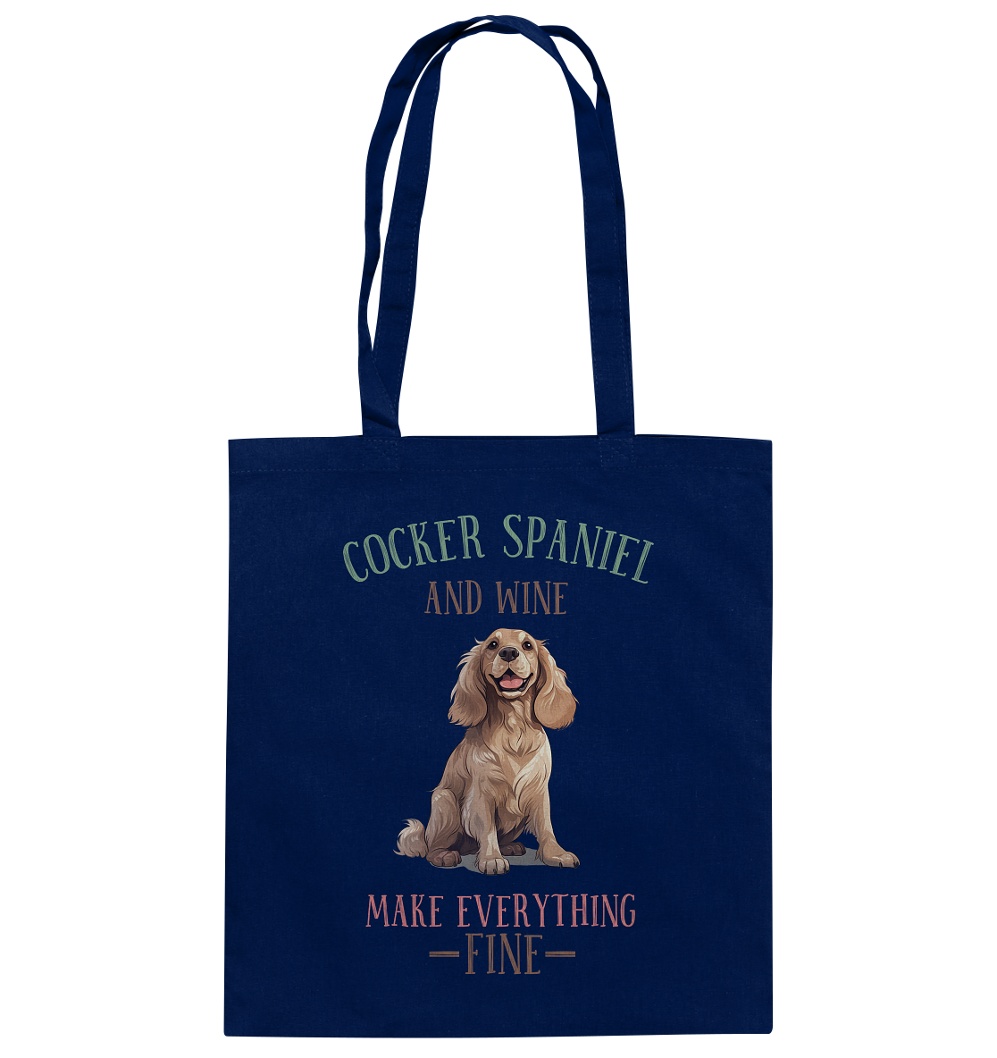 Baumwolltasche "Cocker Spaniel"