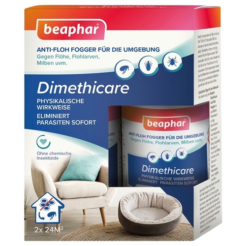 Beaphar Dimethicare Anti-Floh Mni-Fogger 2 x 75 ml, Vögel