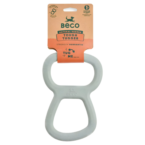 Beco Hundespielzeug Natural Rubber Tough Tugger grün