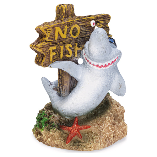 Beeztees Aquariumdekoration No Fishing Hai