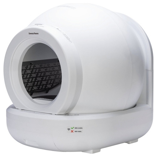 Beeztees Automatische Katzentoilette Moeza weiß Beeztees Automatische Katzentoilette Moeza weiß