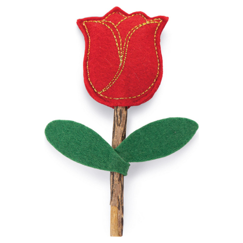 Beeztees Catnip und Matatabi Rose rot-braun