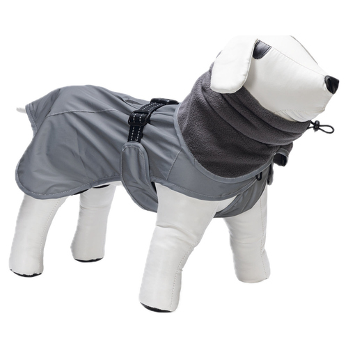 Beeztees Hunde-Regenmantel Caro reflektierend, Rückenlänge: 52 cm