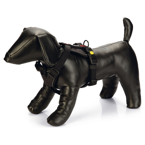 Beeztees Hunde Y-Geschirr Parinca Premium Nylon schwarz